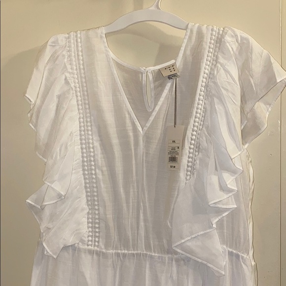 NWT A New Day Ruffle Apron Short Dress - Picture 4 of 8